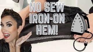 NO SEW SY Design Henrik Preutz Ironon hemming tape on a sleeveless shirt vest DIY I TRIED [upl. by Dorothy661]