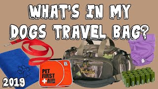 Whats in My Dogs Travel Bag for the Car [upl. by Francesca]