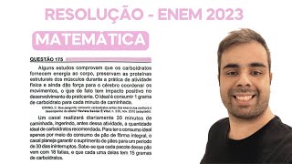 ENEM 2023  Alguns estudos comprovam que os carboidratos fornecem energia ao corpo preservam as [upl. by Standing]