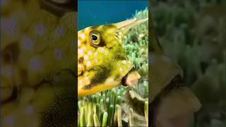 Fish  longhorn cow fish  fresh water fish  marine life  aquarium  colorful fish  shorts [upl. by Ellah]