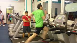 Treadmill Challenge 1 minute at 25 kmh [upl. by Aneram]