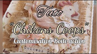 Tuto quotChikens Coopsquot Customisation de boîte action 🐔🐣🌸🌾 [upl. by Anitnas853]