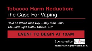 Tobacco Harm Reduction The Case for Vaping [upl. by Amarette]