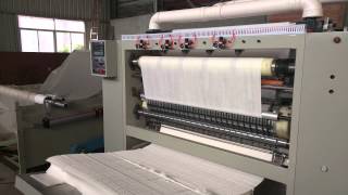 Testing of 5 Lines V fold hand towel making machine [upl. by Mcnamee]