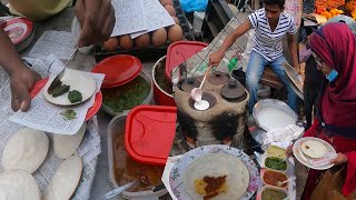 Hard Working Village Boy Selling Tasty Chtoi Pitha with Unique Vorta  street food of Zirani Bazar [upl. by Adebayo]