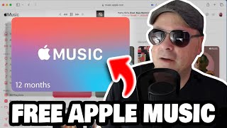 The BEST way to Get Apple Music for FREE in 2024  Free 12 Months Apple Music Subscription [upl. by Lesh646]