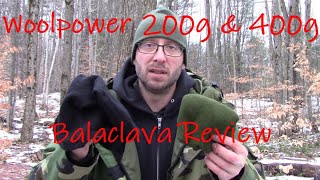 Woolpower Balaclava 200g amp 400g Review amp Uses [upl. by Haret]