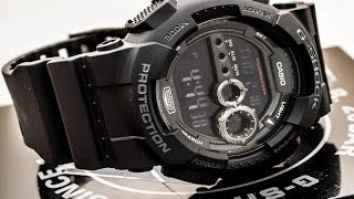 Casio GSHOCK GD1001B REVIEW  How To Set Time  LIGHT DISPLAY [upl. by Bethina]