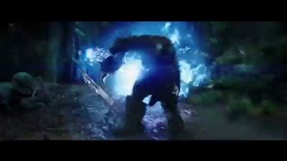 Warcraft Movie Khadgar Blasting Scene Repeated [upl. by Lucais87]