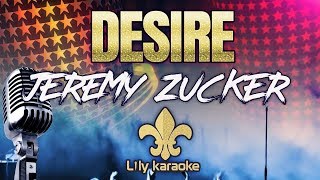 Jeremy Zucker  Desire Karaoke Version [upl. by Ahseyd]