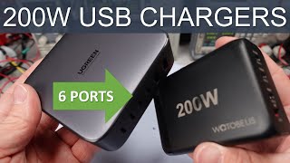 UGREEN NEXODE AND WOTOBEUS 200W USB C Power Adapter Review and Test [upl. by Scherman]