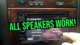 How to fix Kenwood DDX470 only front speaker Bluetooth streaming to all speaker streaming [upl. by Nivert168]