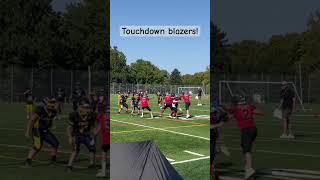 Blazers win football touchdown [upl. by Ynoble]