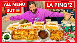 La Pinoz Eating All The Menu Food Challenge Part 2  Veggie Paaji [upl. by Marjory]