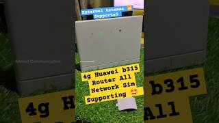 Huawei b315 4g Router With Outdoor Antenna 📶 Supporting  Unlocked All Network Sim Supported [upl. by Cogswell935]