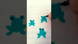 How to draw Life cycle of Frog Diagram drawing  step by step science poster tutorial  easy art [upl. by Ettennan]