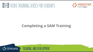 SAM App Completing a SAM Training [upl. by Gristede]