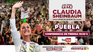 Conferencia de prensa desde Tehuacán Puebla [upl. by Jehoash759]