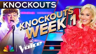 Stunning Performances from the First Week of Knockouts  The Voice  NBC [upl. by Evers395]