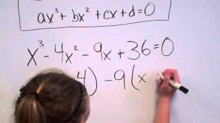 Solving Cubic Equations factoring [upl. by Anala]