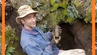 Private Mine Claim Dig Searching For Crazy Tremolite amp Apatite Crystals North Of Toronto [upl. by Nive]