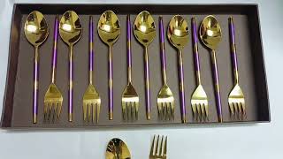 customised cutlery set pencil design with unique and attractive colour handle [upl. by Neiv]