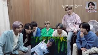 Bts reacción to everglow first [upl. by Dougy]