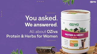 Ask Us Anything OZiva Protein amp Herbs Women  Benefits  For Weight Loss  Immunity Booster  OZiva [upl. by Anaerol617]