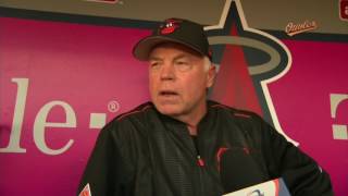 Buck Showalter talks about holding runners [upl. by Salba]