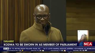 Kodwa to be sworn in as Member of parliament [upl. by Yenolem]