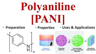 Polyaniline  PANI  Some important Polymers  UG PaathShaala polyaniline PANI [upl. by Adnamra432]