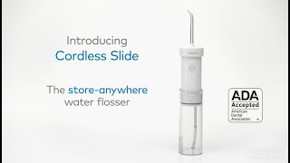 How to Use the Waterpik™ Cordless Slide Water Flosser [upl. by Tnilk]