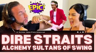 First Time Hearing Dire Straits Sultans of Swing ALCHEMY LIVE Reaction SO GLAD WE DID THIS VERSION [upl. by Aihseyt687]