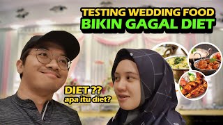 TEST FOOD KATERING NIKAHAN KITA gagal diet [upl. by Yur565]