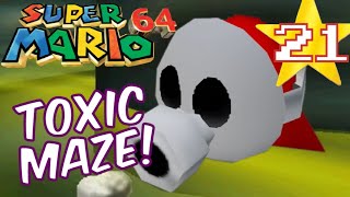 Super Mario 64 21 Toxic Maze 3D AllStars [upl. by Leind]