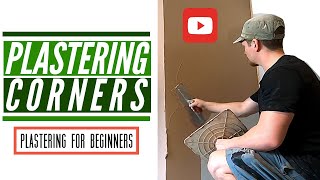 How To Plaster Corners  Corner Bead Plastering For Beginners [upl. by Novehc]