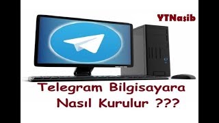 BİLGİSAYARA NASIL KURULUR Telegram Messenger [upl. by Yelra248]