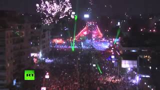 Egypts Morsi ousted Cairo explodes in fireworks [upl. by Ecylla552]