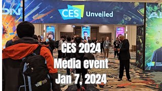 CES 2024 Media event CES Unveiled [upl. by Aileda964]