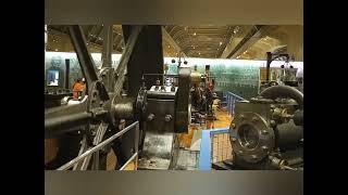 1859 Corliss steam engine running on compressed air [upl. by Rengaw177]