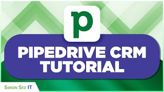 Pipedrive CRM Tutorial  How to Use Pipedrive 2024 [upl. by Yretsym]