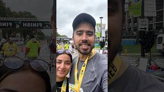 Running first half marathon together motivation halfmarathon [upl. by Zachar]