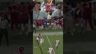 Germie Bernard jet sweep touchdown vs Georgia with CTSN radio call and booth reaction [upl. by Havener]