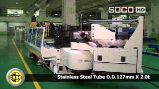 5Axis CNC Tube Bender with Capacity OD 127 mm  SOCO Machinery [upl. by Beichner]