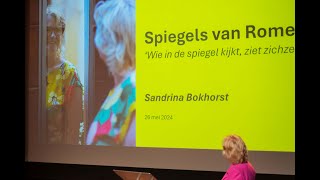 Boekpresentatie Sandrina Bokhorst Spiegels van Rome 26 mei 2024 [upl. by Mcquillin159]