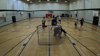 Go Pro Friday night ball hockey  crossbar  13 Dec 2024 [upl. by Adnilram618]