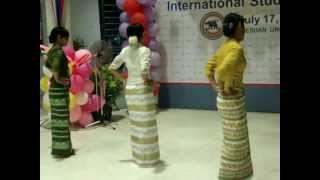 Myanmar dance  Naresuan University [upl. by Fania851]