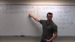 Calculus 2 Lecture 67 Evaluating Limits of Indeterminate Forms [upl. by Haven]