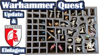 Warhammer Quest Silver Tower update amp Vorstellung Feldherr Schaumstoff Einlage [upl. by Alcine506]