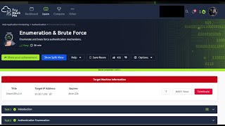 TRYHACKME Enumeration and Brute Force [upl. by Tanaka]